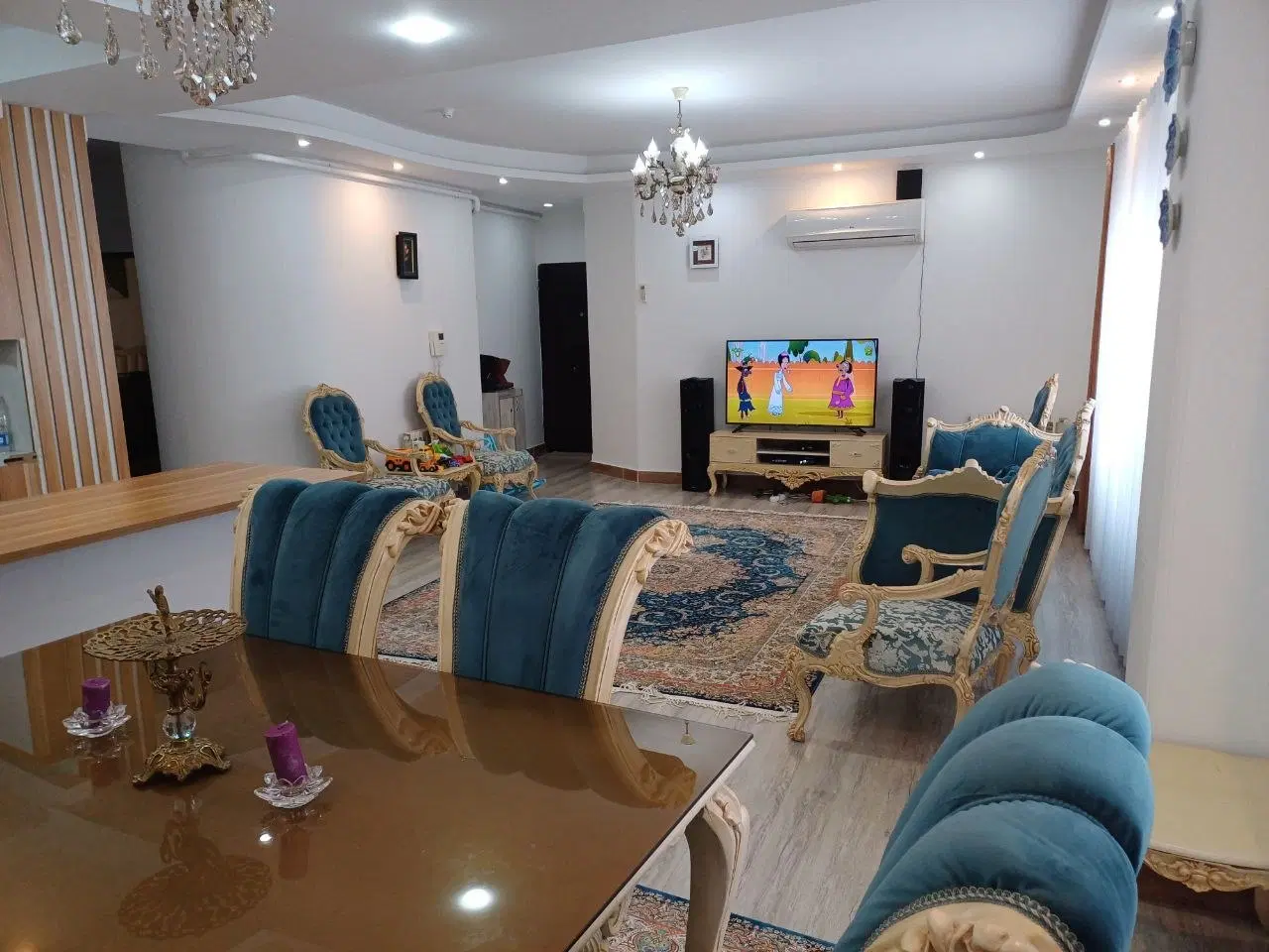 ۸۰ متر بازسازی شده معلم پارک کسمایی