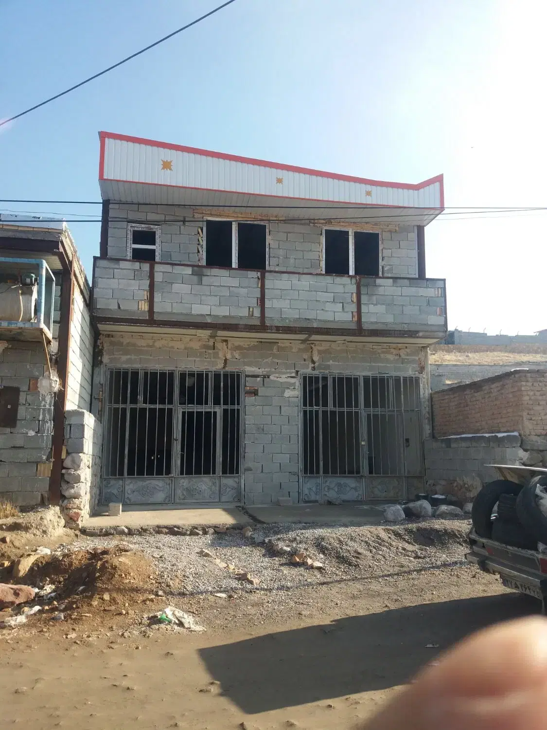 کارگاه نیمه کاره چاوان کوی صنعتی شهریار ۲ طبقه