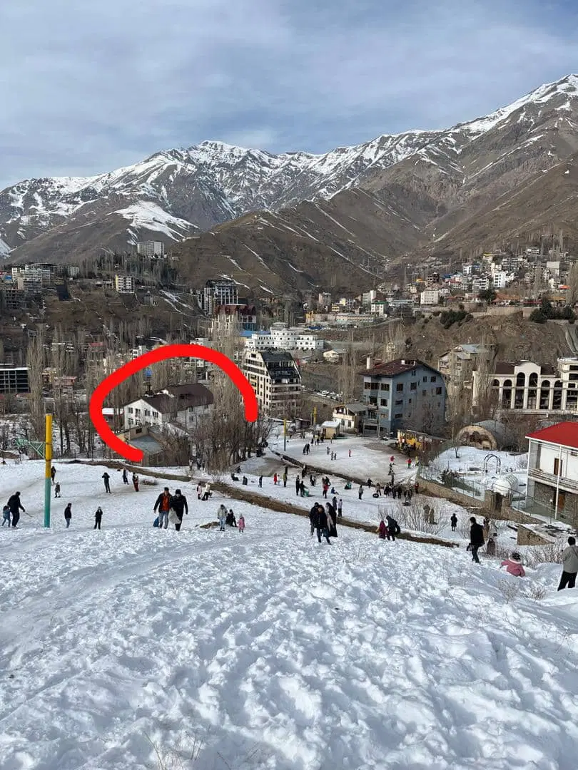 آپارتمان ۱۱۴متر داخل پیست اسکی شمشک