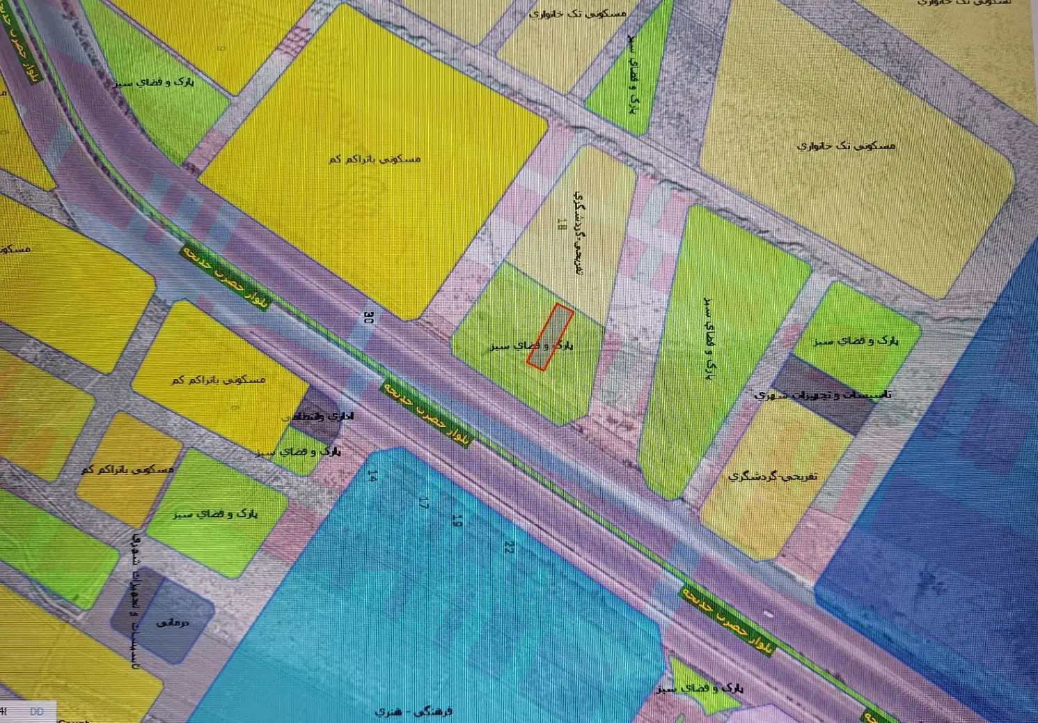 زمین پلاک 11282**350متر**2بر