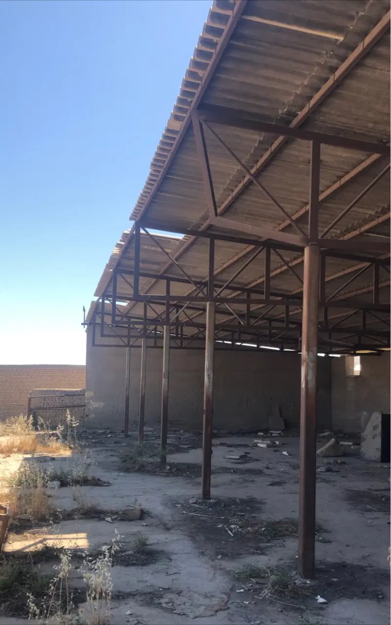 ۲۱۰۰ متر زمین چهاردیواری صنعتی شهرک صنعتی پاسارگاد