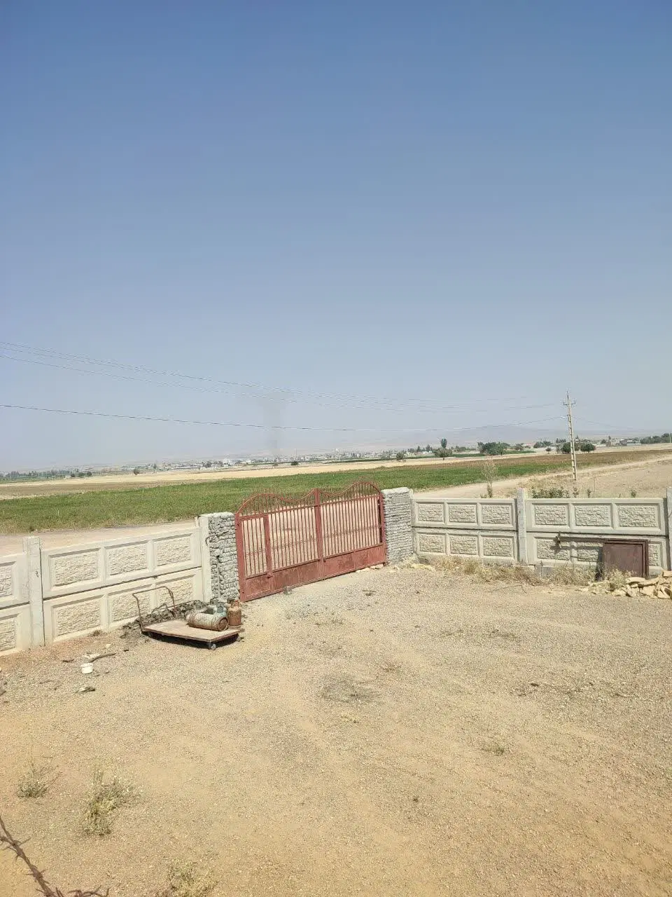 زمین چهاردیواری صنعتی