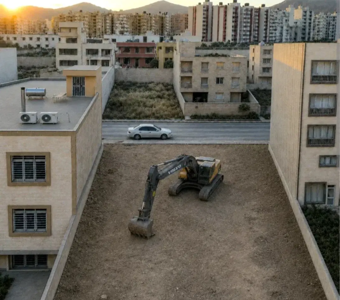 400 متر زمین
