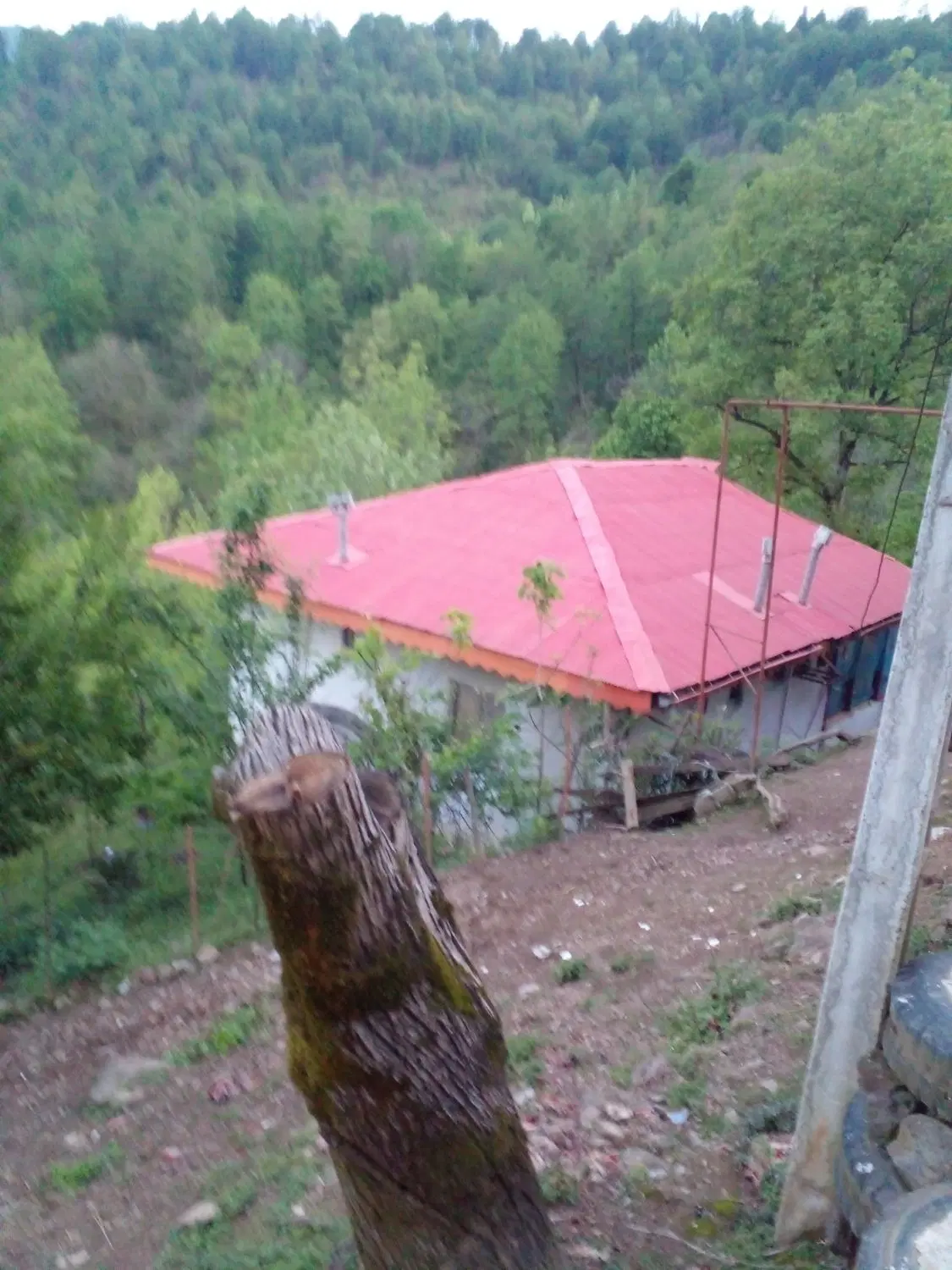 ویلای جنگلی بالای کوه در شهرستان شفت