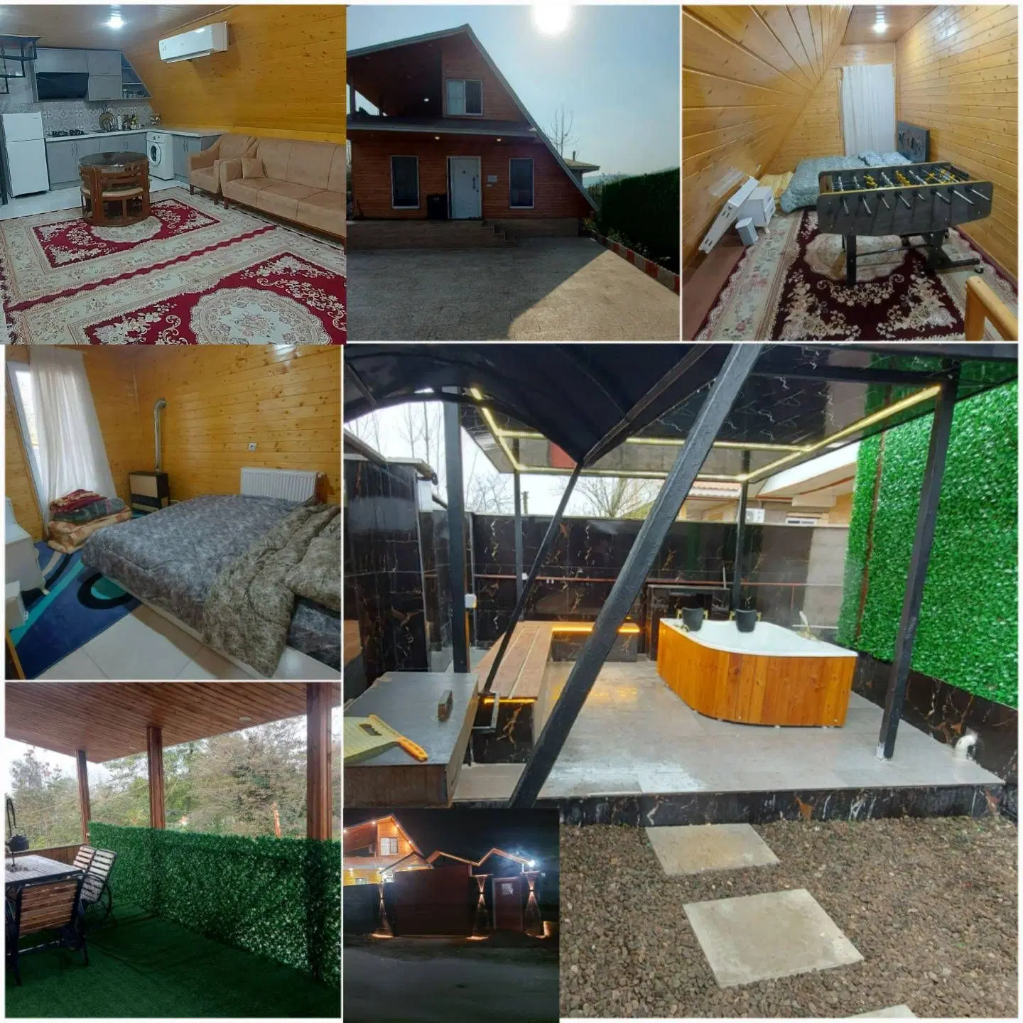 کلبه دو خواب جکوزی دار ماسال