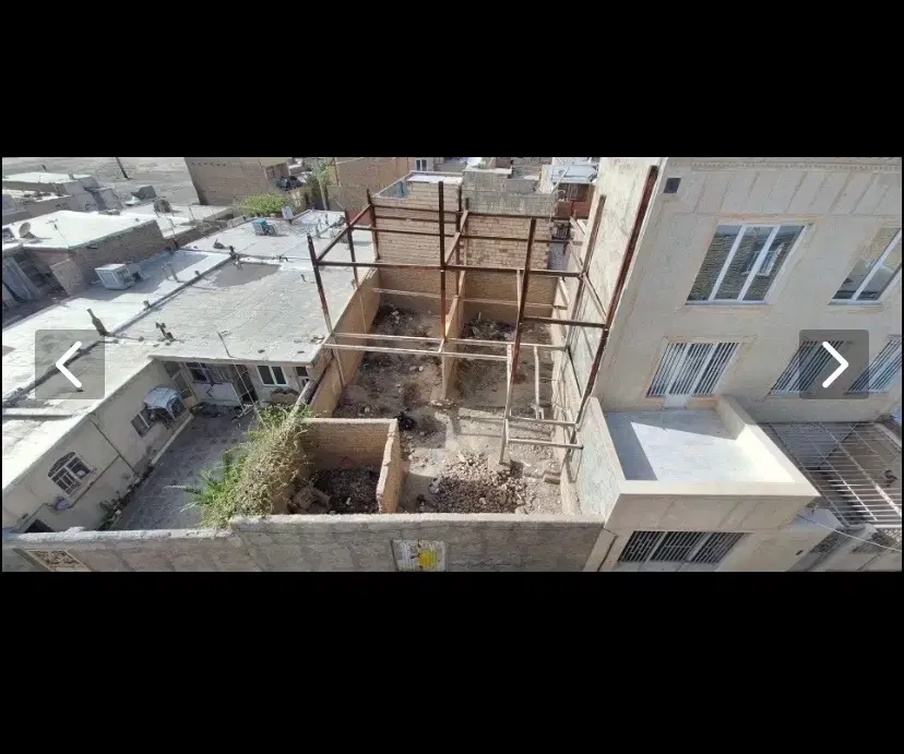 خونه اسکلت خورده دو طبقه