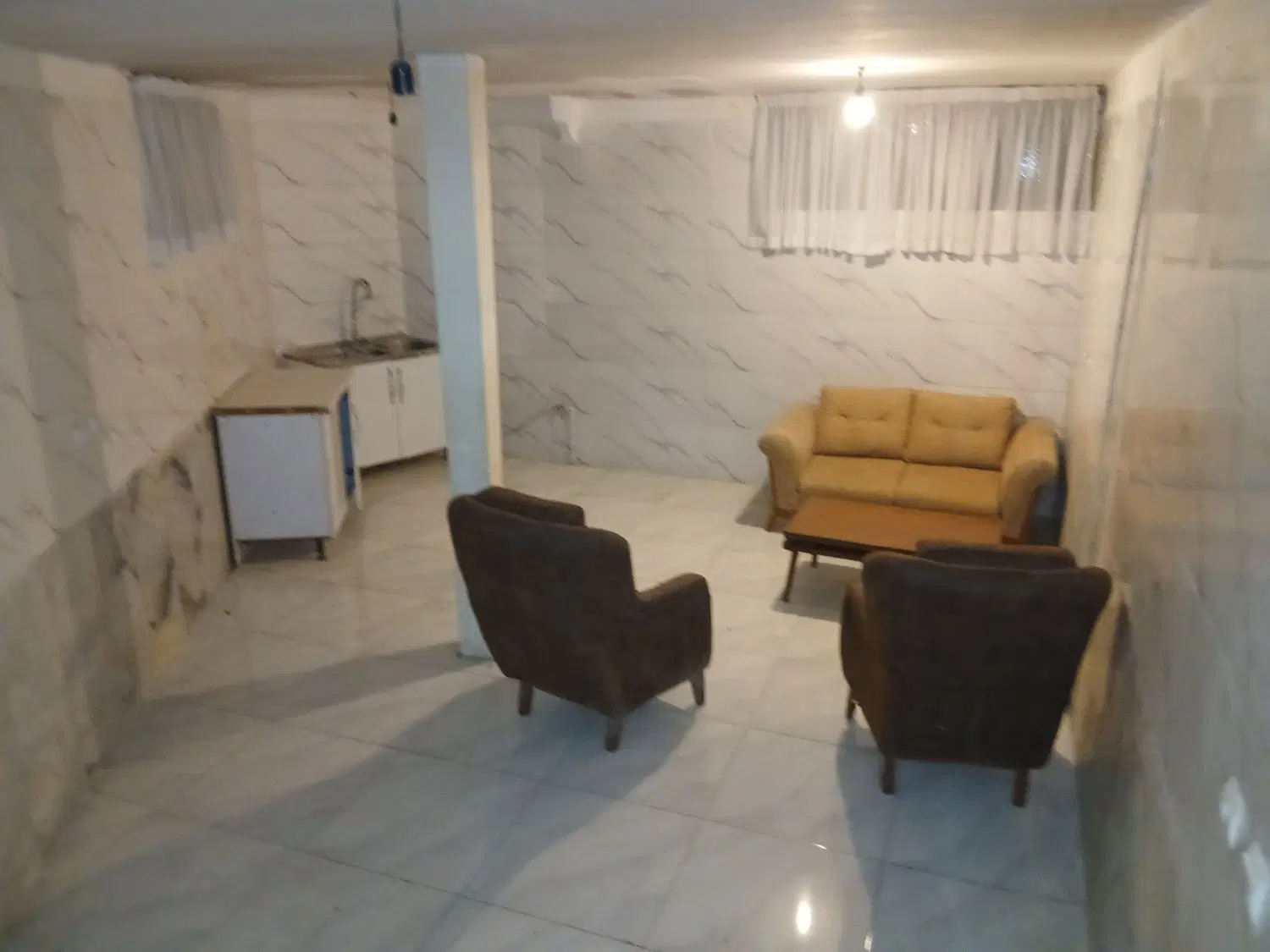 زیر زمین به متراژ۳۸ متر