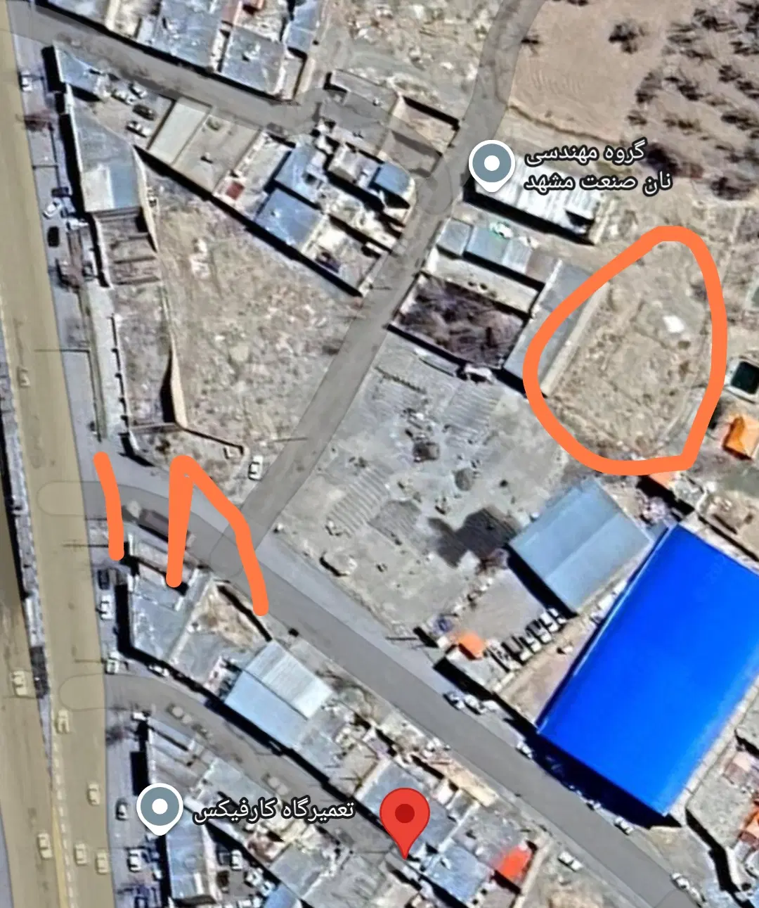 زمین مسکونی انباری تجاری