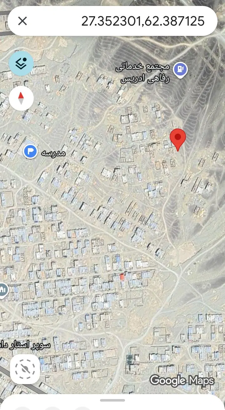 زمین پرکنت بالا معاوزه با ماشین