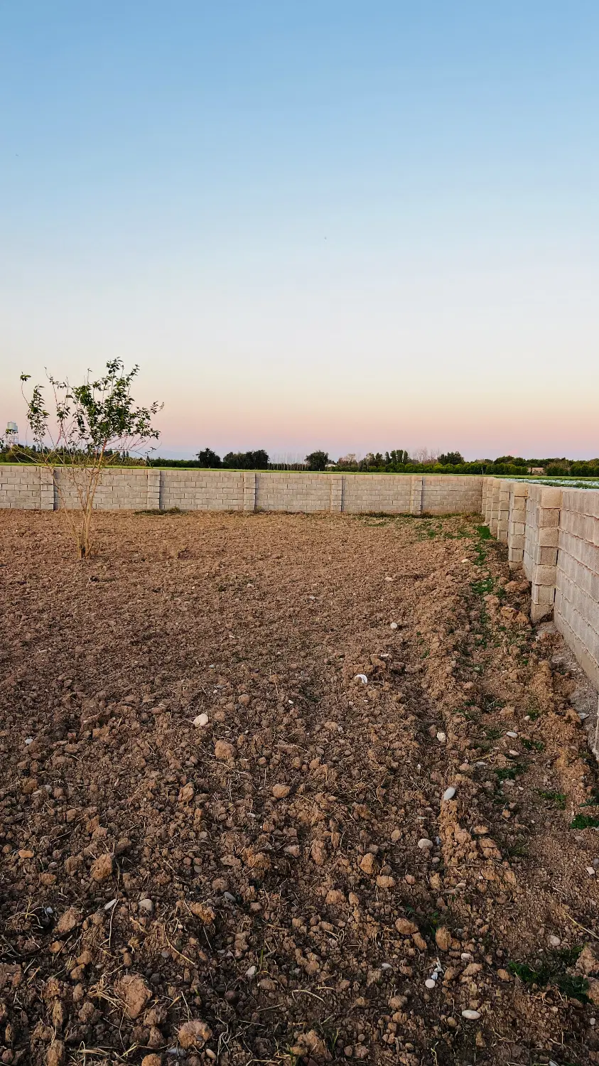 زمین باغچه ویلا