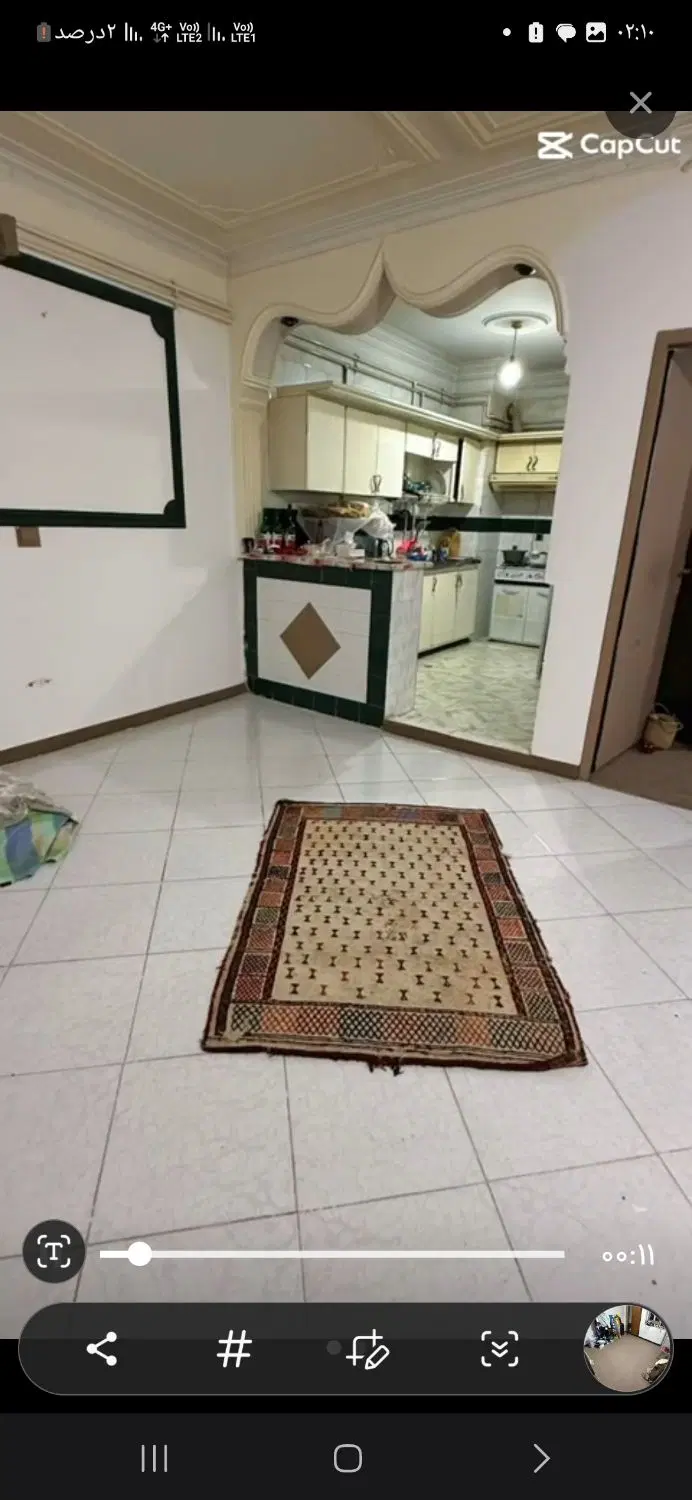 آپارتمان یک خواب بلوار باهنر طبقه ۳