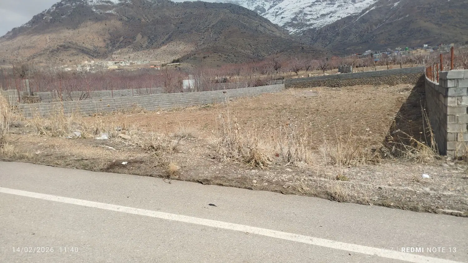 زمینی بر جاده کمربندی سی سخت