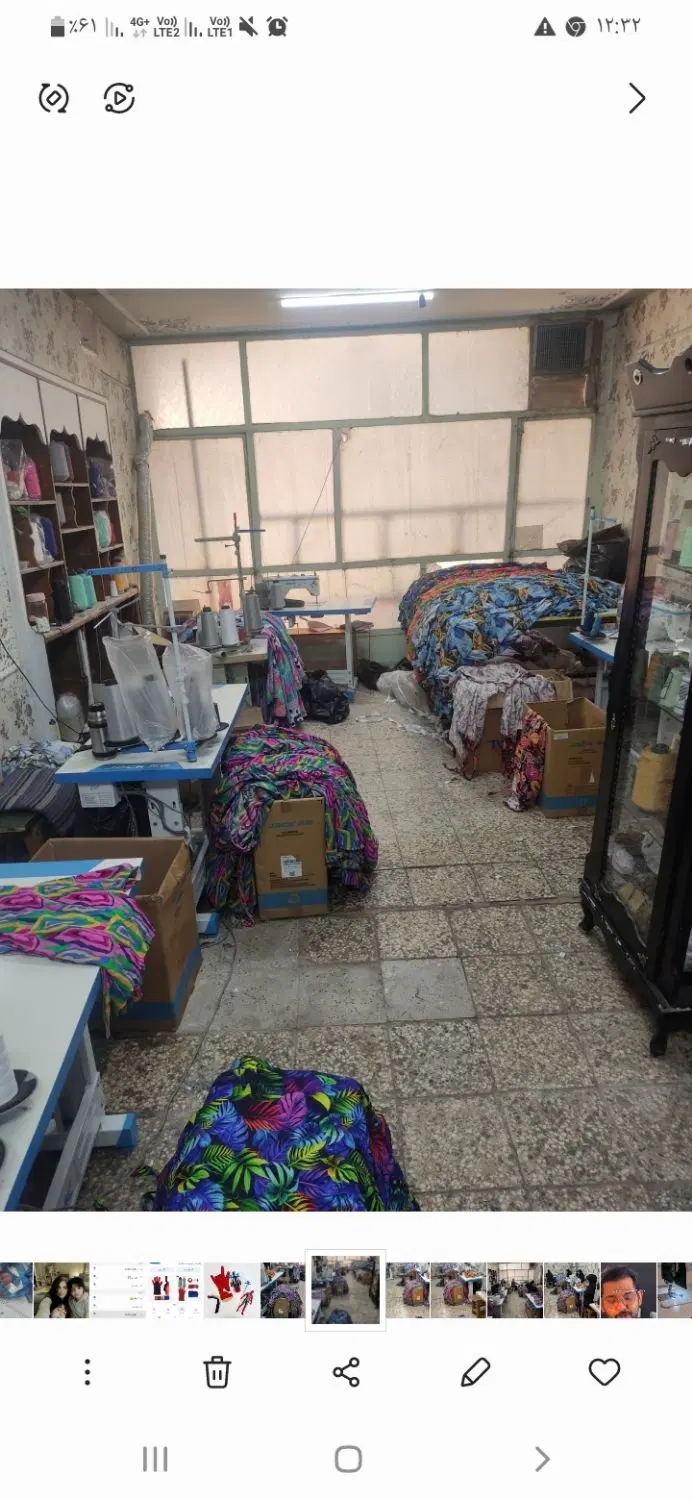 اجاره یک گارگاه خیاطی