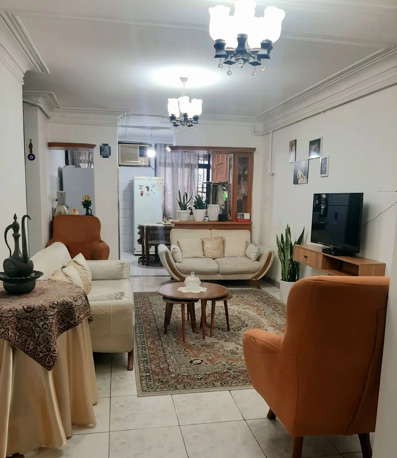یک واحد آپارتمان دو خوابه طبقه ۲