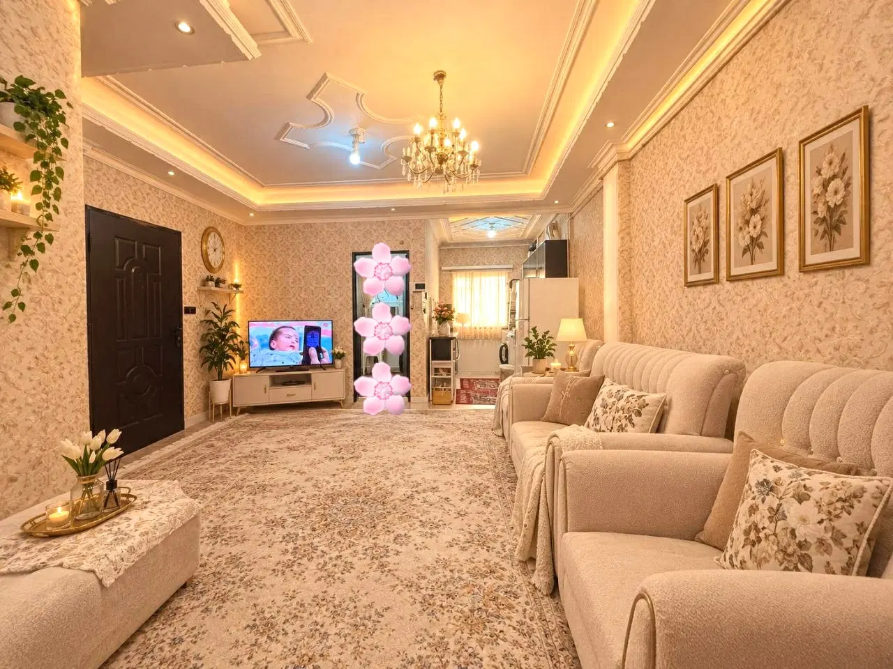 طبقه بالا *۲ خواب*با پارکینگ*تهاتر با ماشین