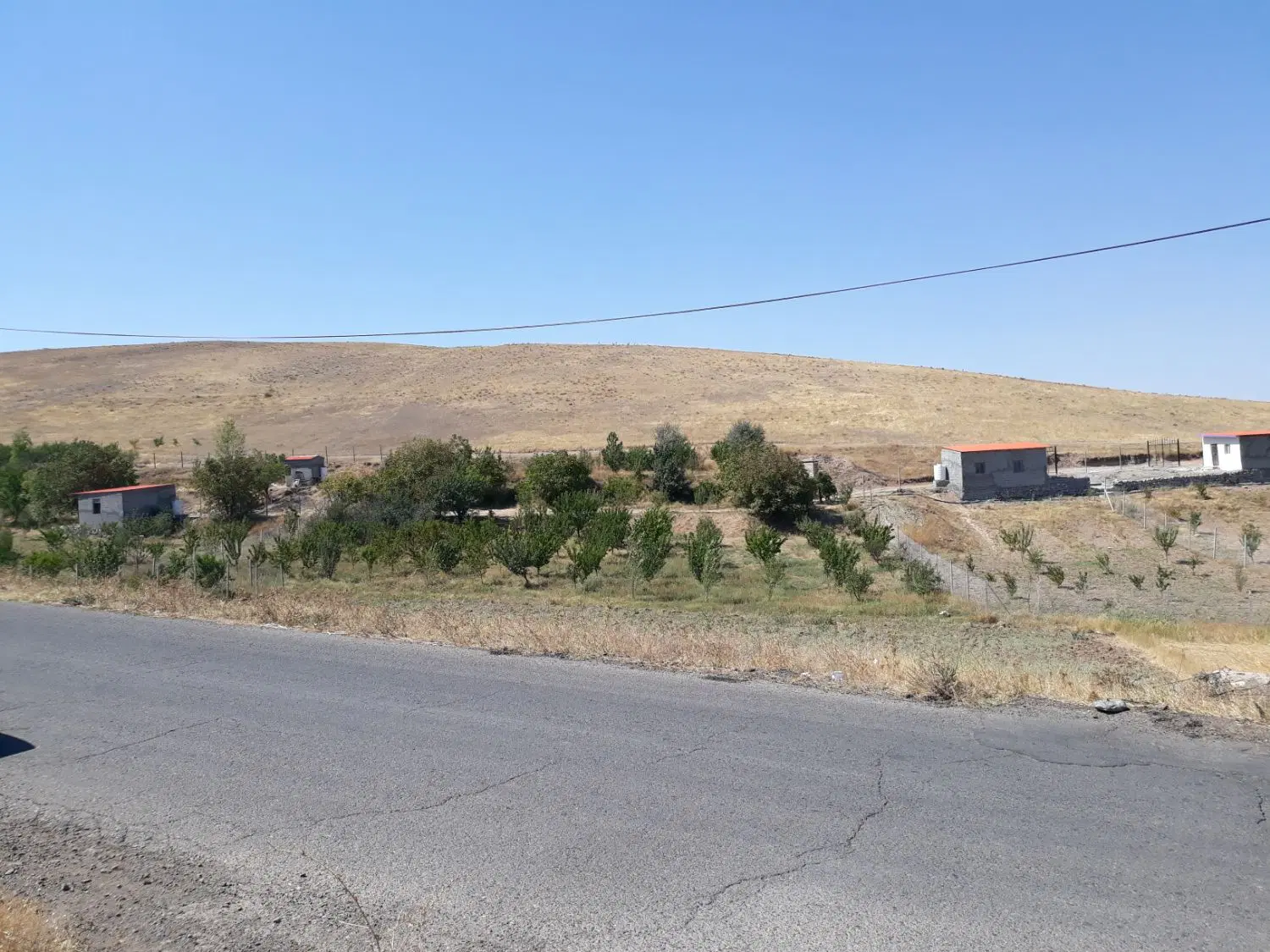 زمین در روستای چشمه وزان