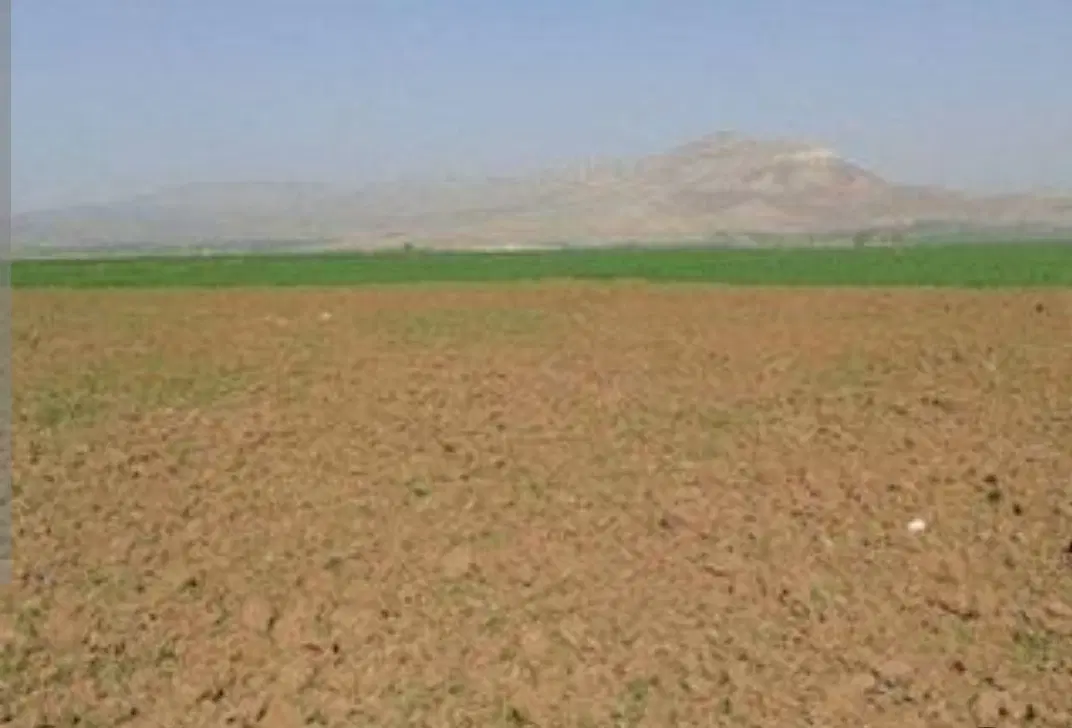 زمین کشاورزی بدون آب