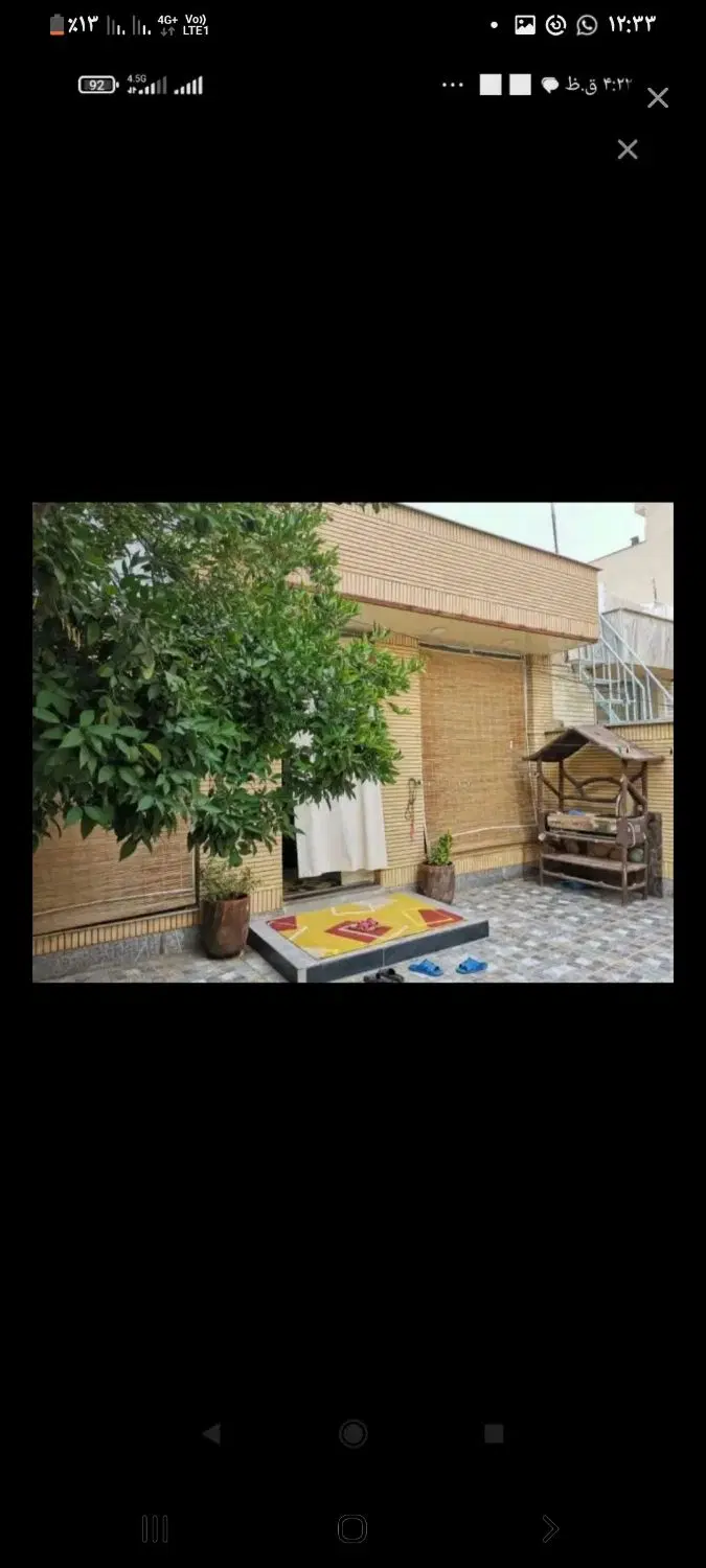 منزل دوطبقه در خیابان آبیاری