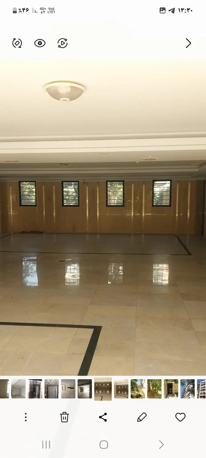 آپارتمان ۱۳۰متری سه خواب کلید نخورده