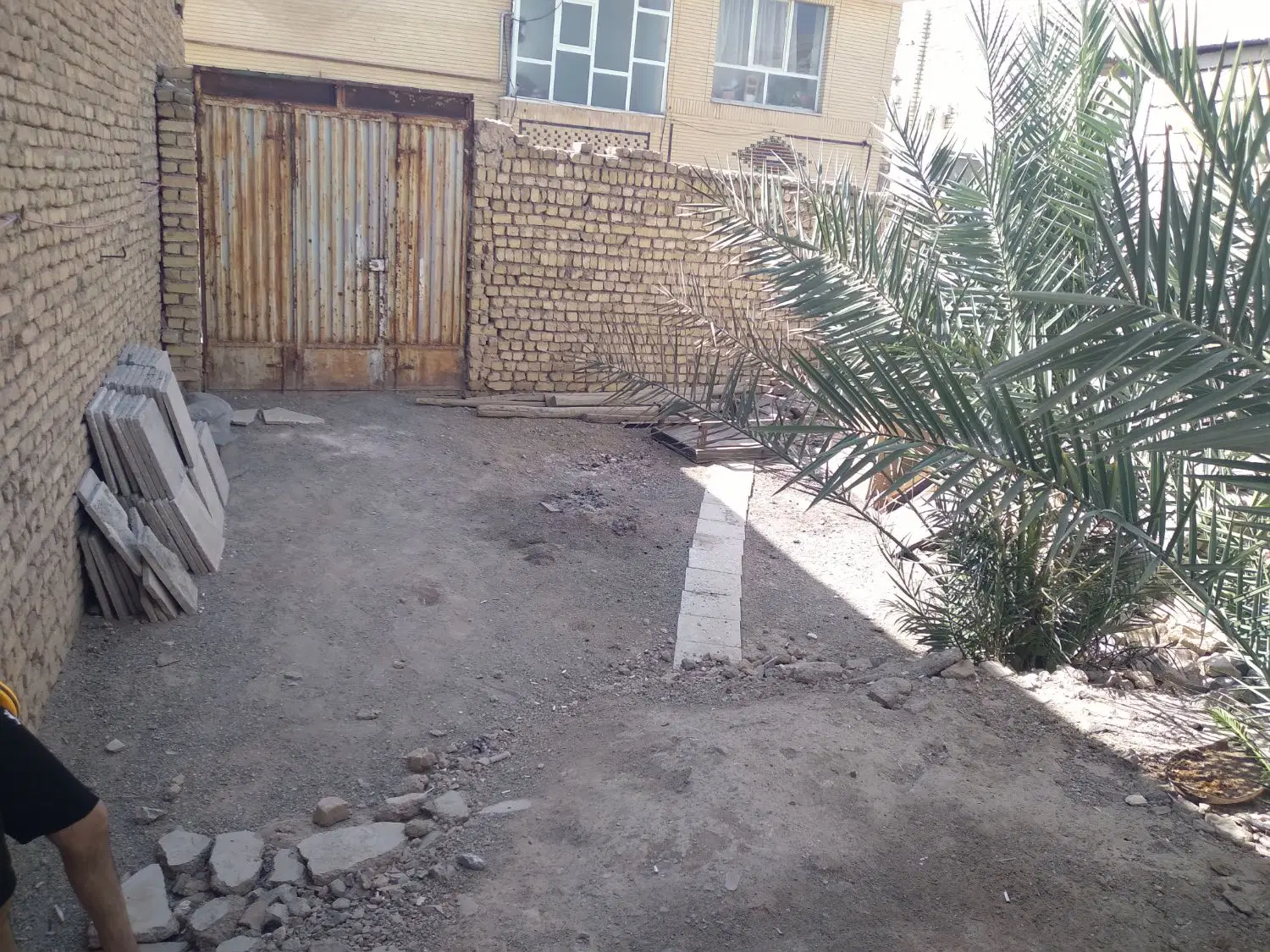 زمین پاک شد.به  متراژ۵۰متر