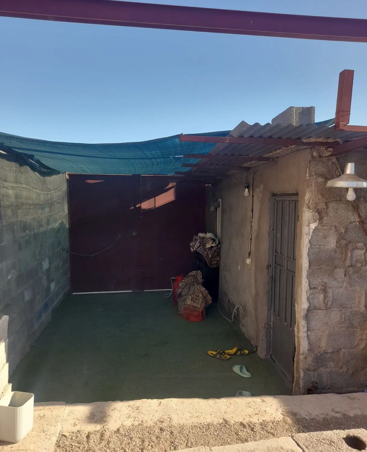 فروش خانه نیمه ساز  انتهای مکی آباد