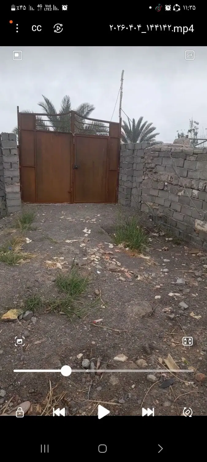 فروش زمین چهار دیواری آماده ساختمان