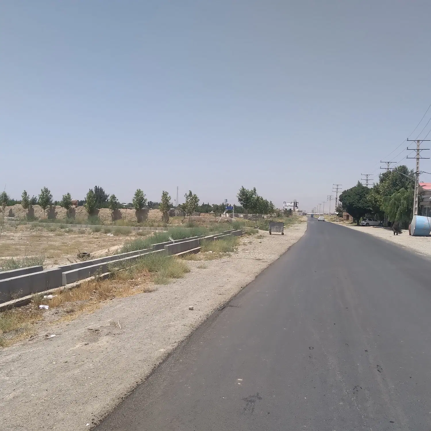 زمین 500 متری درای آب برق در سهیلیه کرج