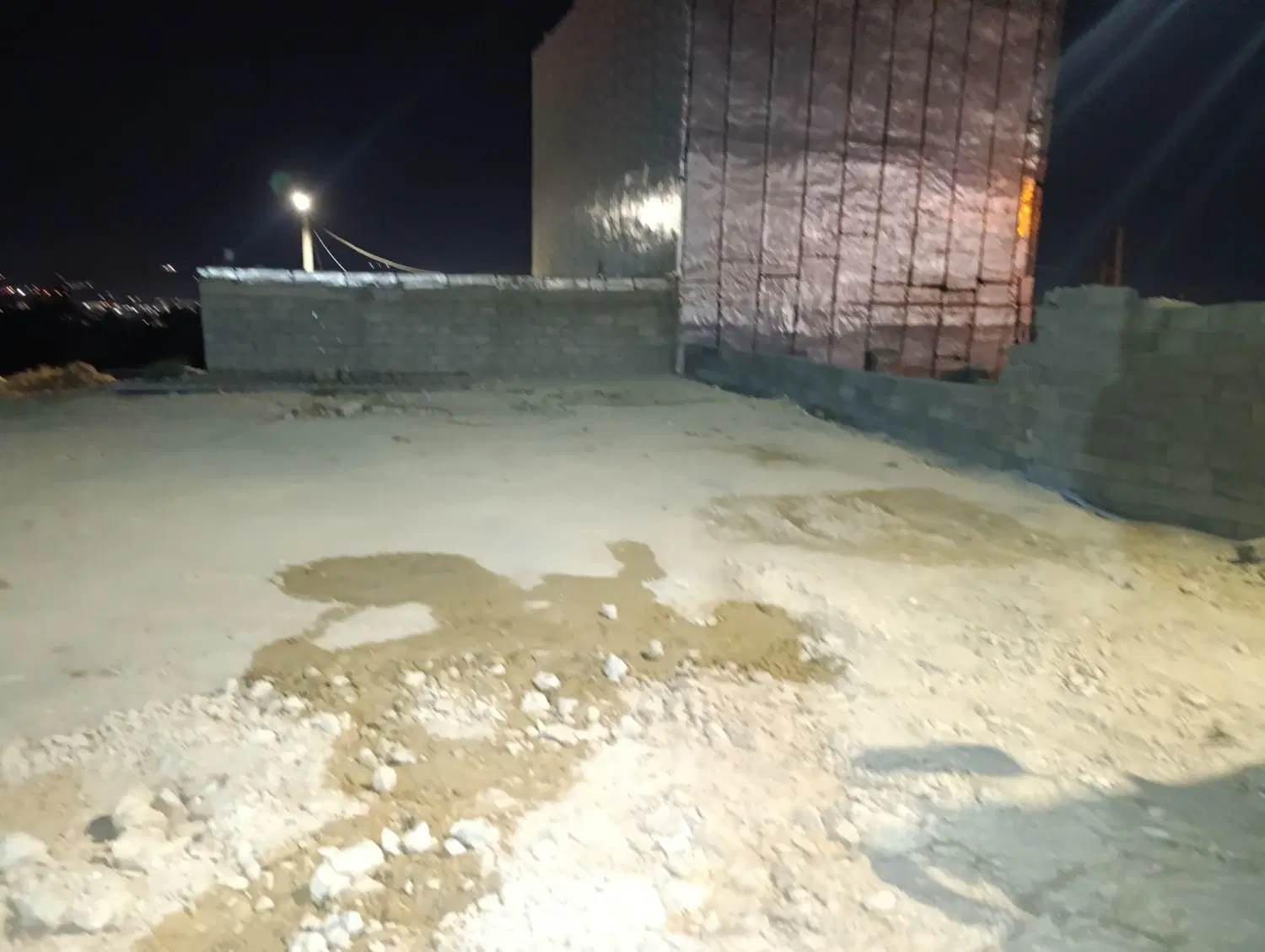 زمین زیر سازی شده مسکونی
