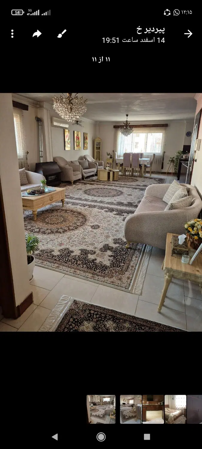 سه خواب کوی بیانی با پارکینگ ۱۲۵