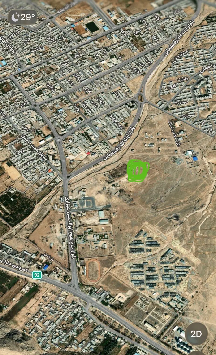 زمین  سه  فرزندی   سه دانگ  زیر بلوار اسانس