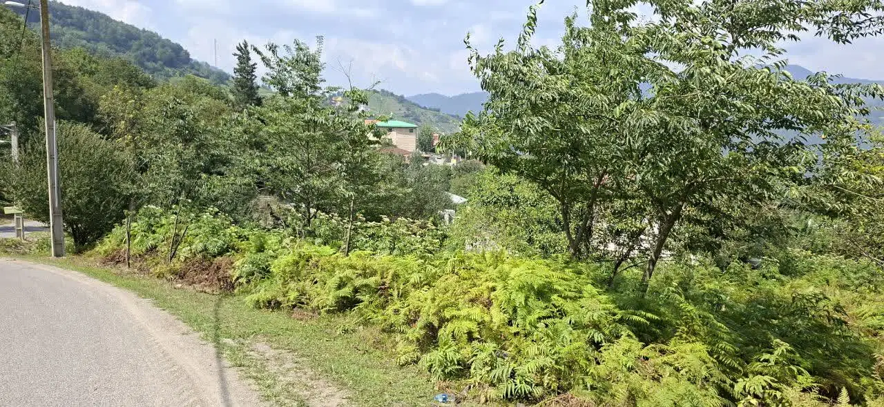 زمین  در روستای زیبا  بهمنان