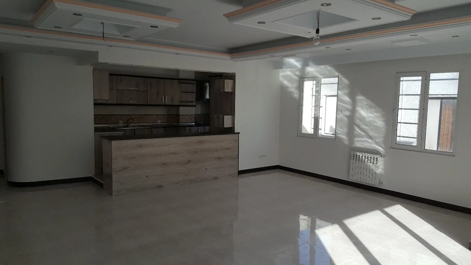اندیشه شهرک صدف 110 متری تک واحدی غرق نور