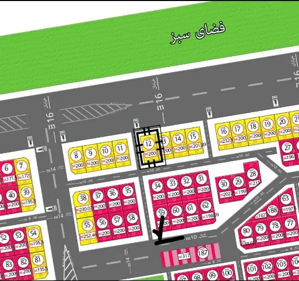 زمین های تاکسی رانی پشت دانشگاه علوم پزشکی