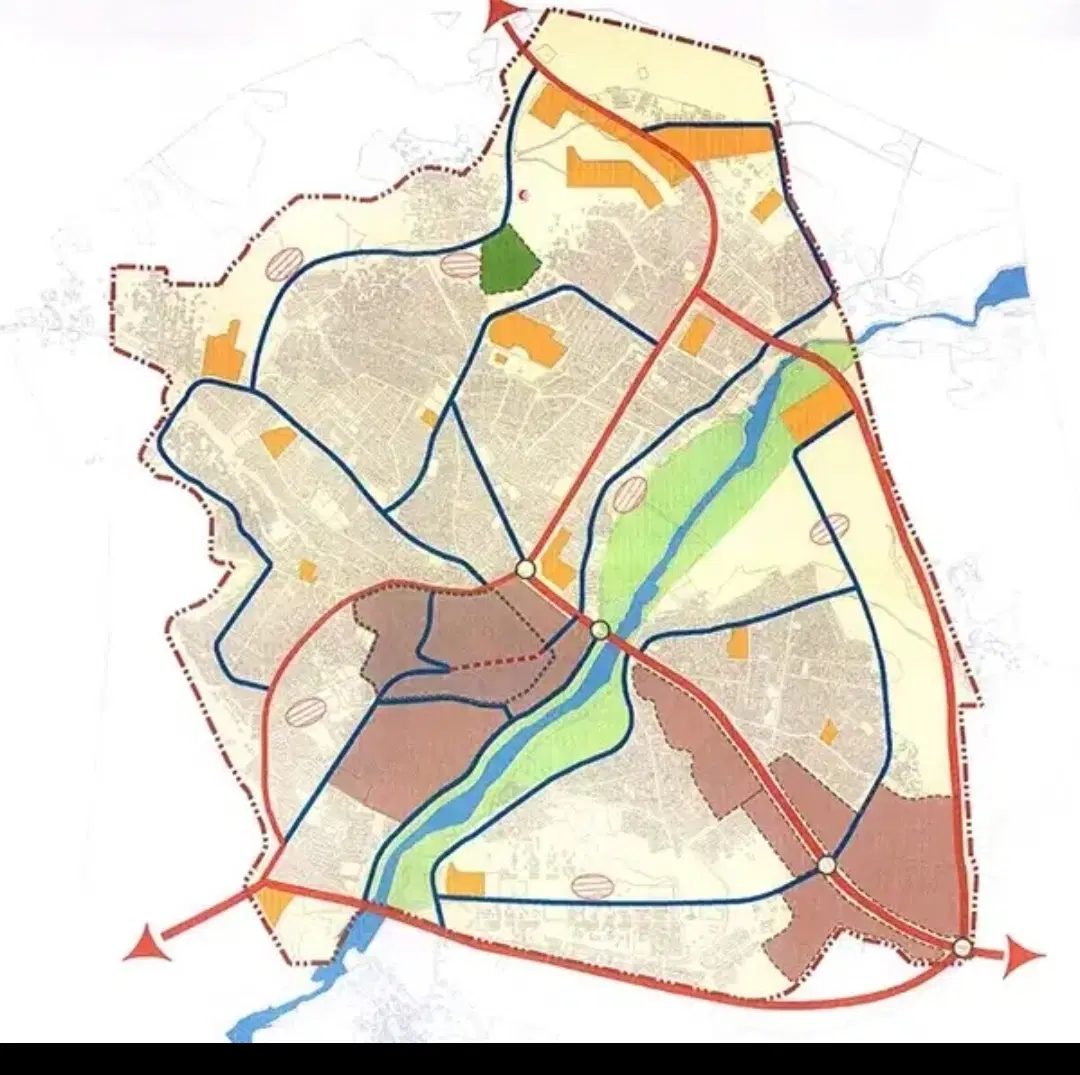زمین مسکونی  دو رو واقع در خلیفان