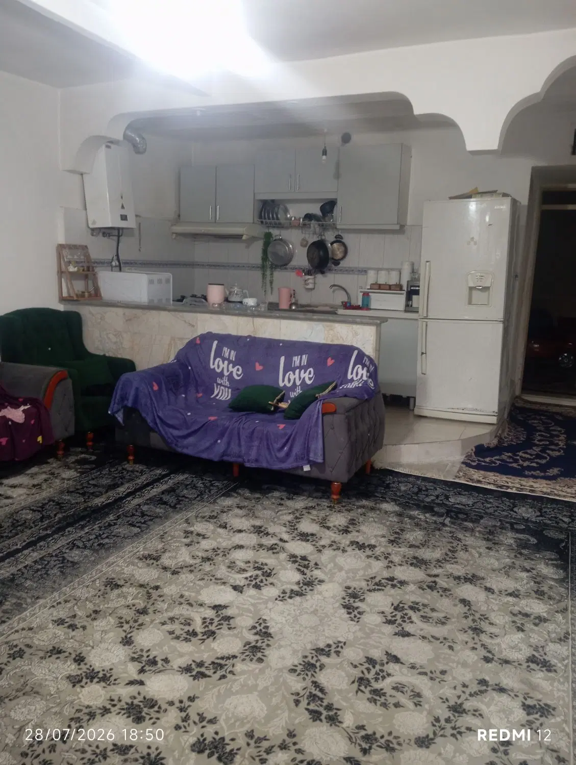 واحد 75متری همکف دربستی راه جدا