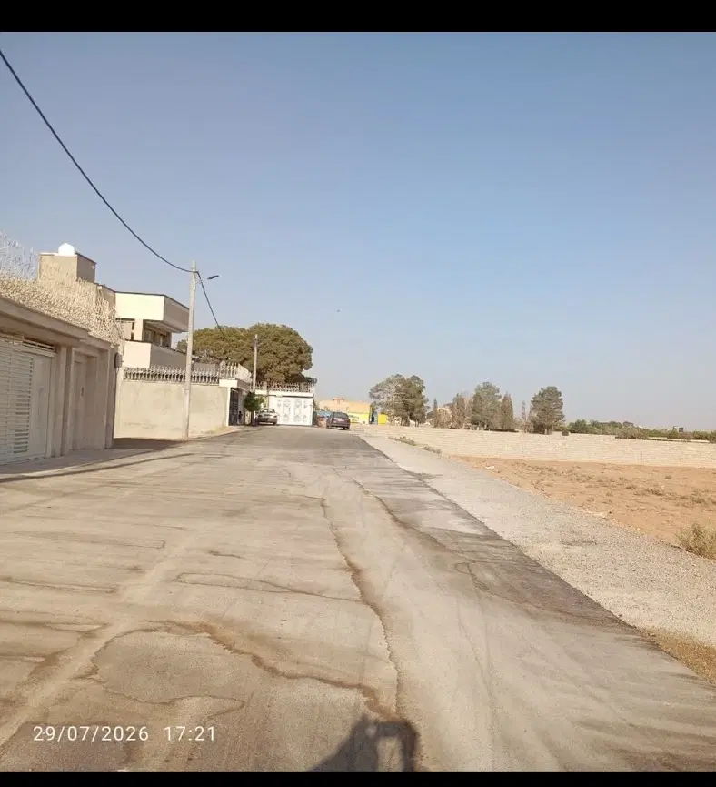 زمین 183 متر منتظری شمالی کوچه فرهنگ
