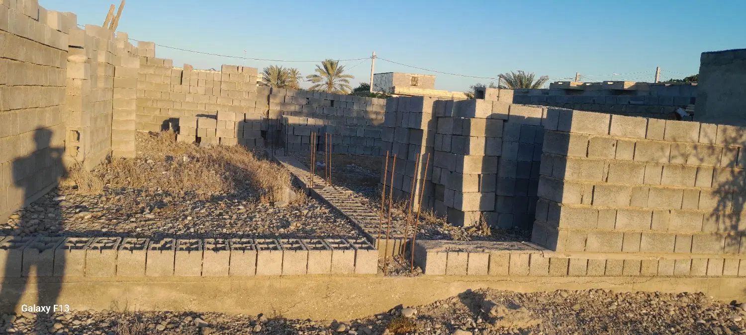 فروش زمین مسکونی نیمه کاره با پروانه ساختمانی