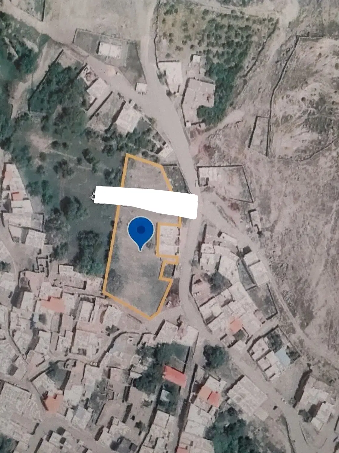 زمین در روستای پایین کوه
