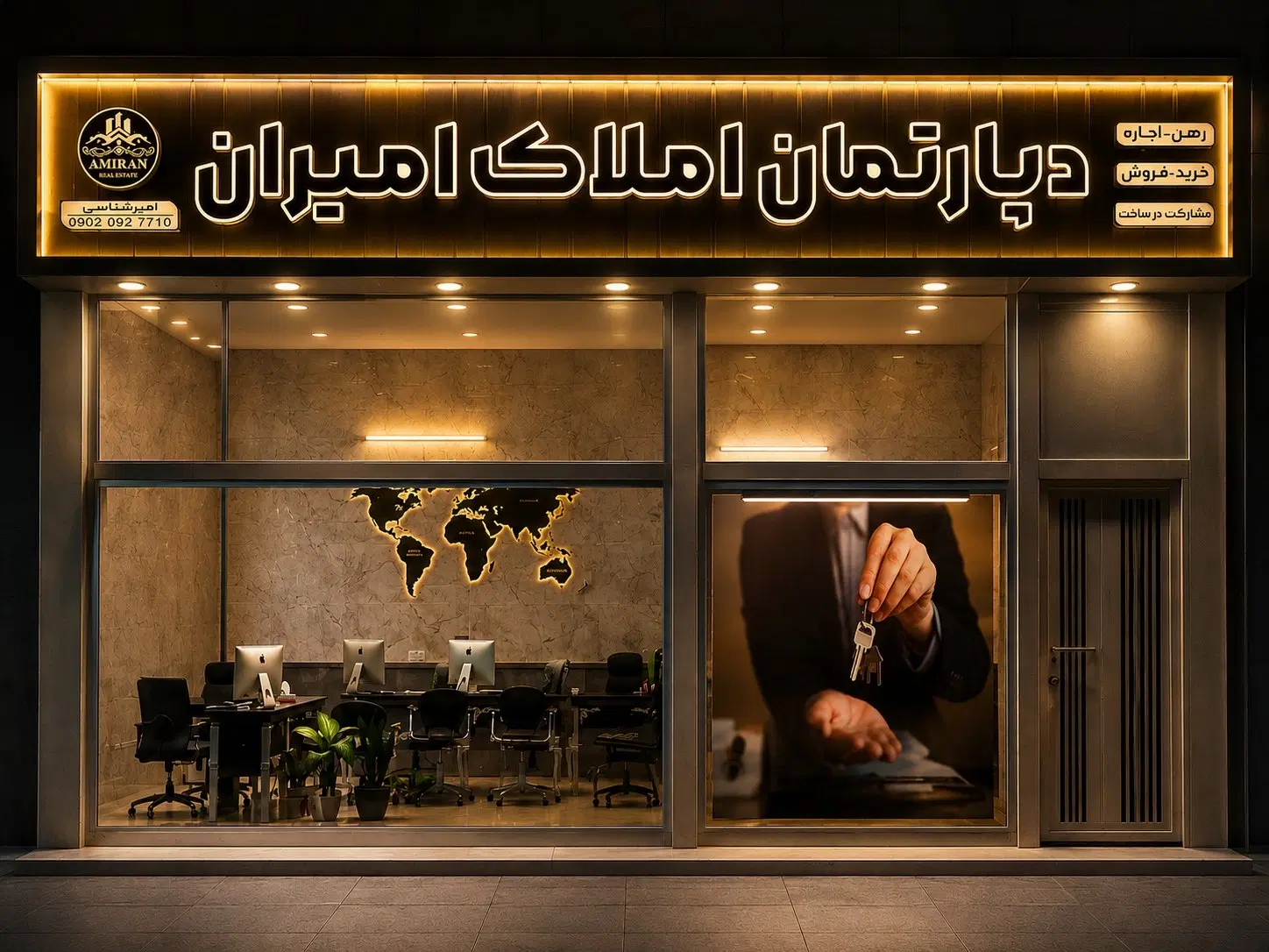 ۷۵متر_دوخواب_شیک_پارکینگ دار_سرافرازان
