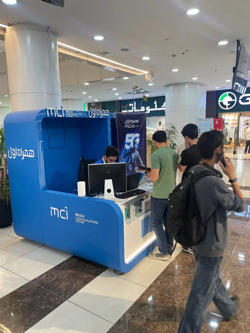 فرصت عالی اجاره کانتر همراه اول مرکز خرید پاژ