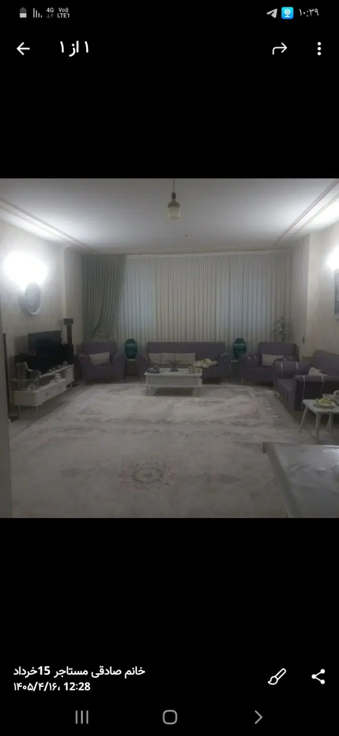 اجاره ۱۰۰ متر آپارتمان تک واحدی بهر بلوار ۱۵ خرداد