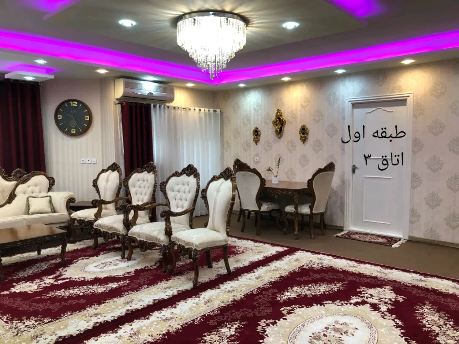 ویلایی دو طبقه بازسازی شده سند راه برق  گاز جدا