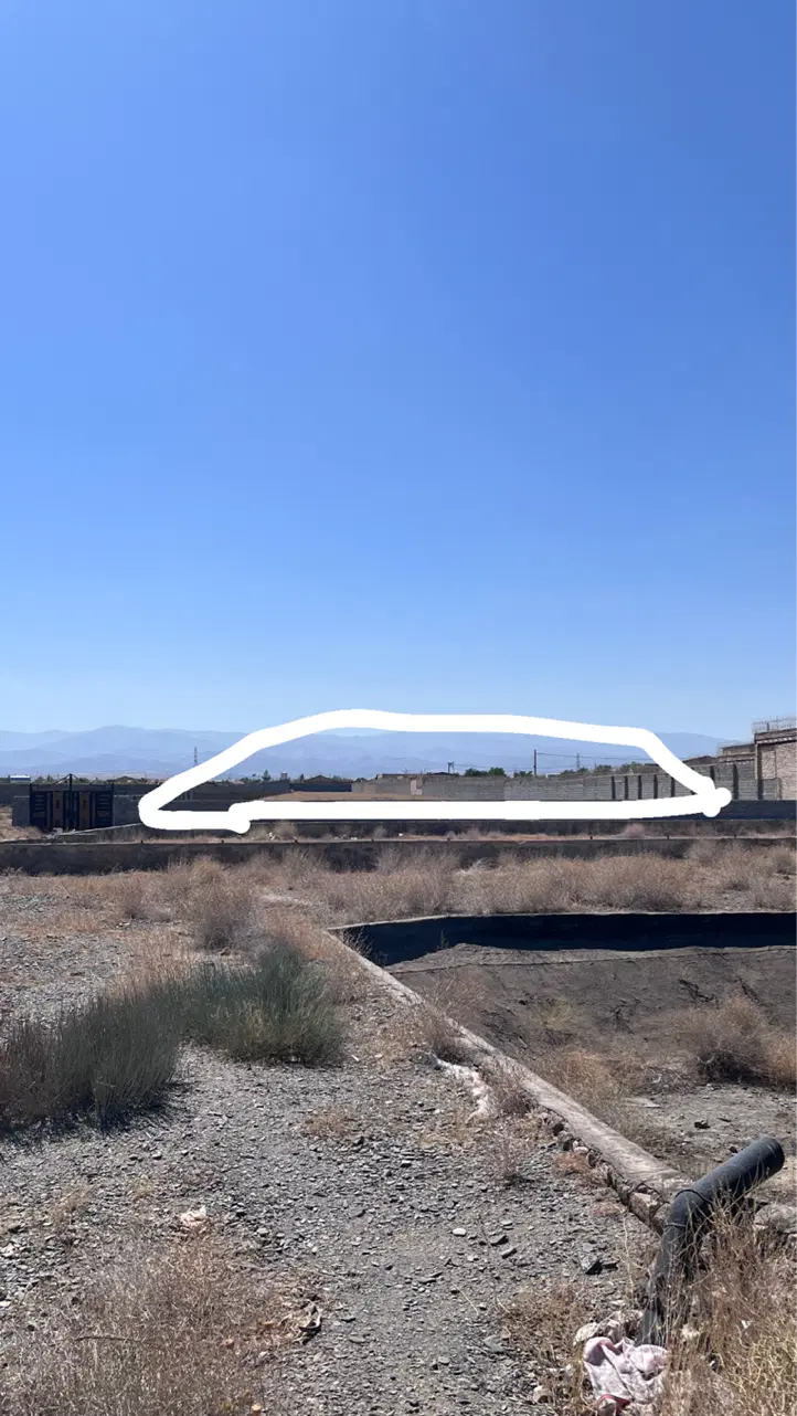 زمین ۹۲۰۰ متری کنار مجتمع لاله ها (دولت آباد کاهو)