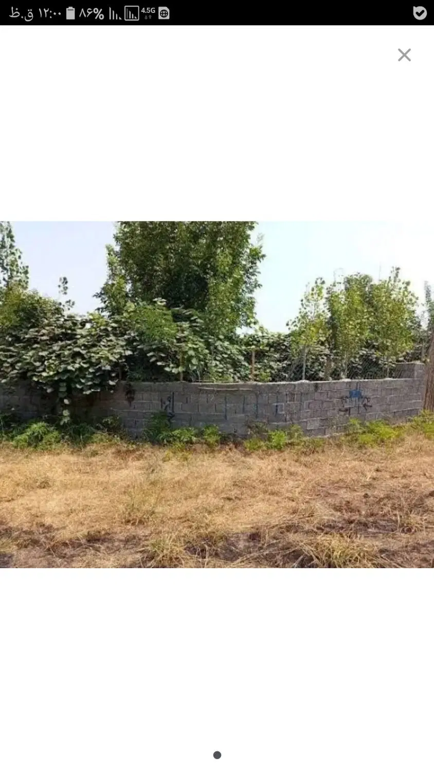 ۱۰۰متر زمین مسکونی ولاغوز