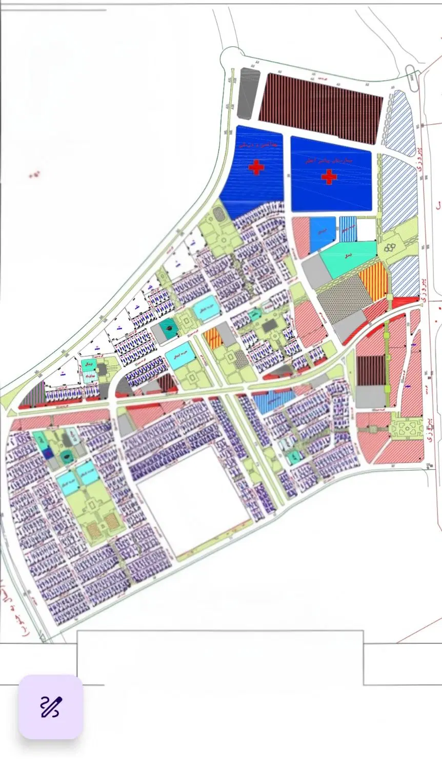 زمین شهرک مهستان