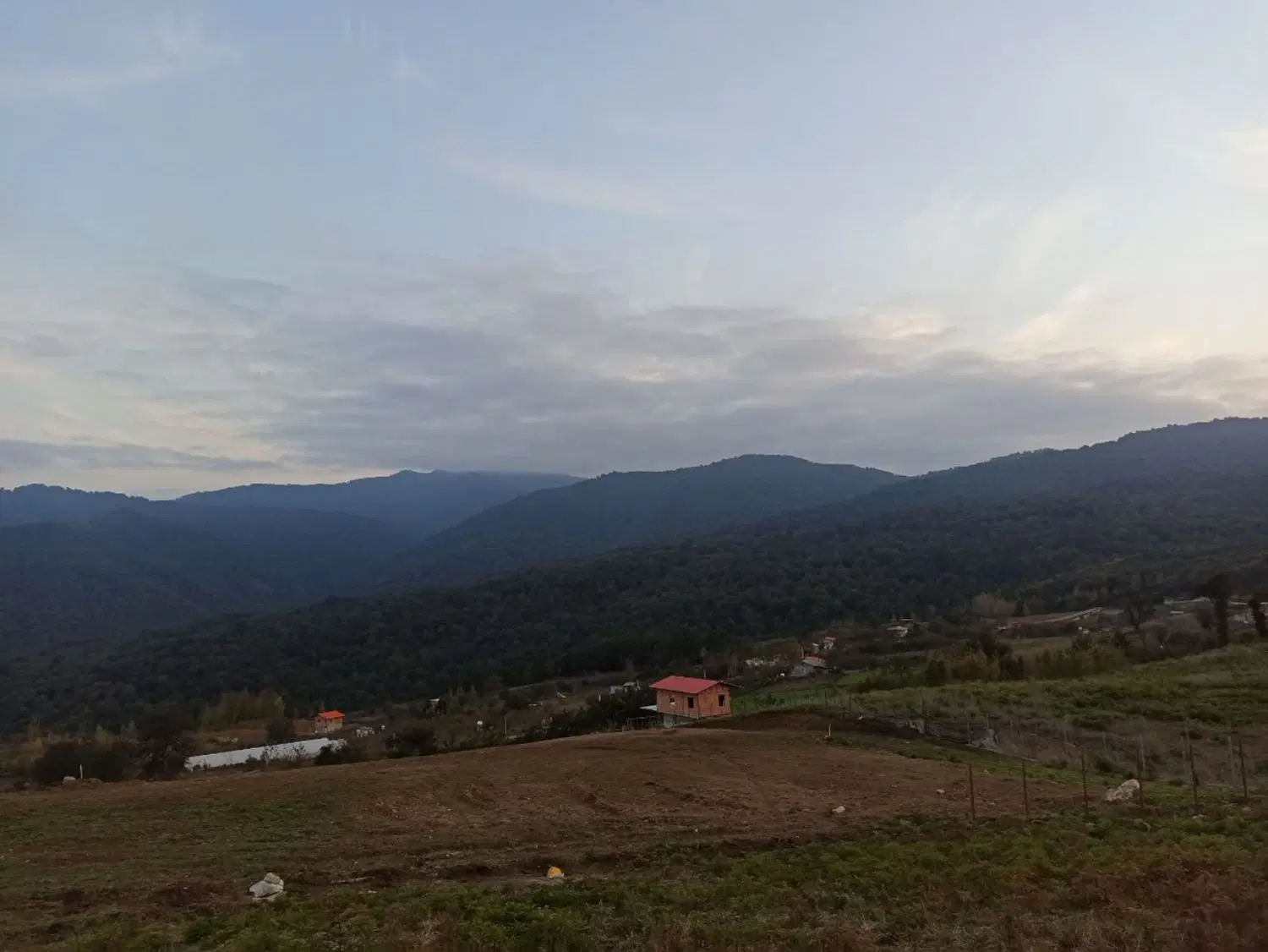 زمین در  روستای ورکی