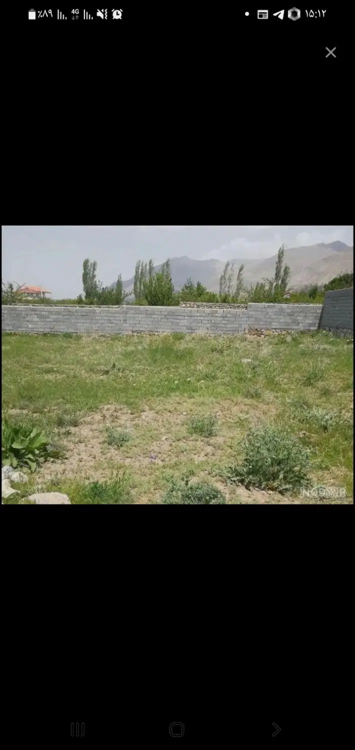 زمین چهاردیواری مسکونی تجاری