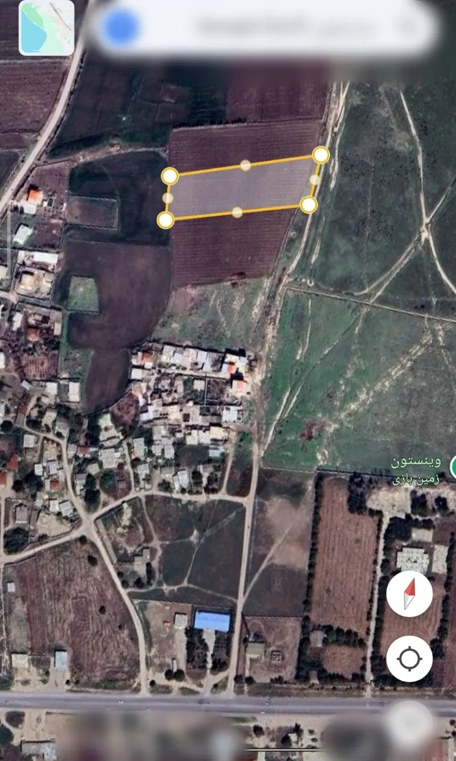 فروش قطعه زمین گنبد داخل روستای کاکا