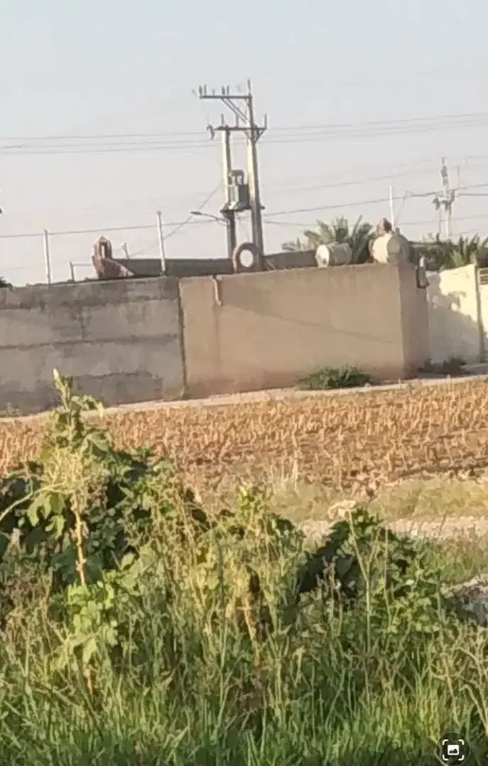 هزارمتر زمین باغچه سنجر قلعه طوق