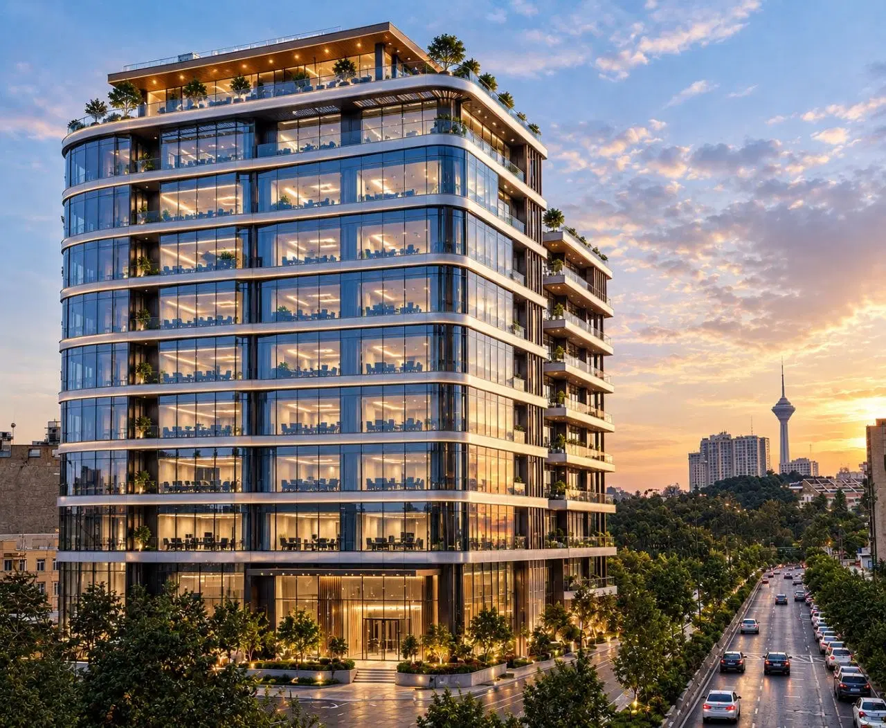اوج معماری مدرن _ پروژه اداری _ سعادت آباد